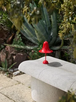 Lámpara de mesa LED de diseño Verner Panton Pantop, portátil