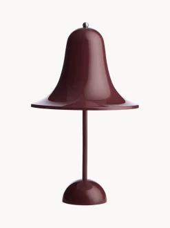 Lámpara de mesa LED de diseño Verner Panton Pantop, portátil