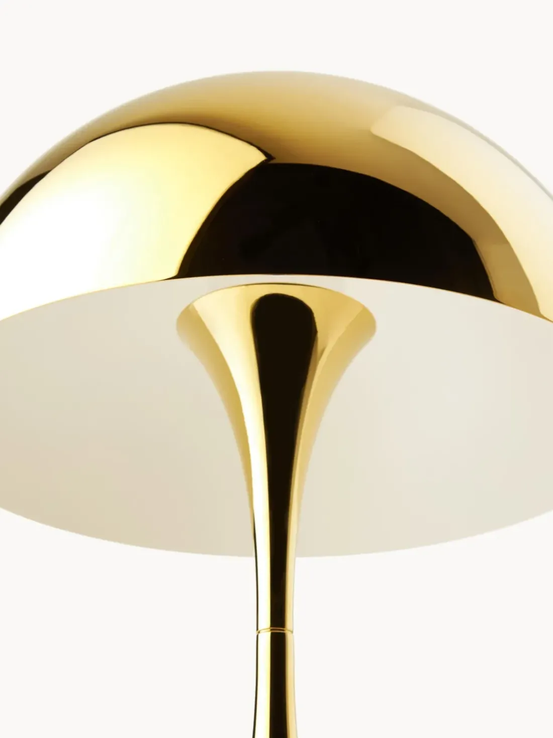 Lámpara de mesa LED Panthella de diseño Verner Panton, 44 cm
