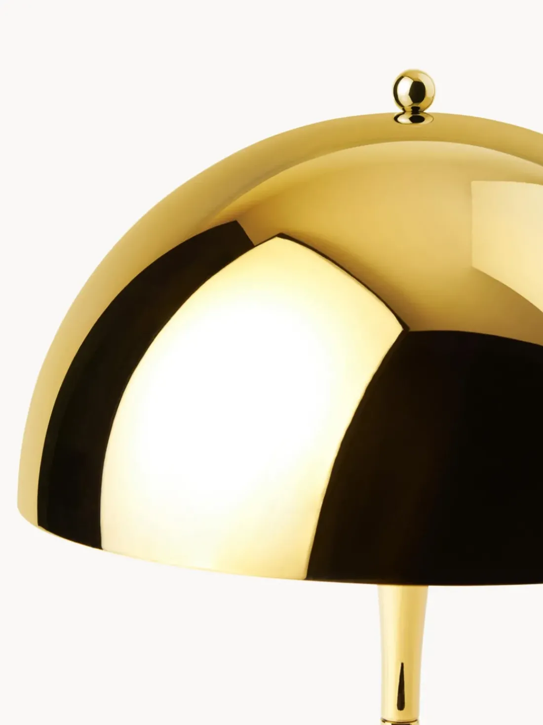 Lámpara de mesa LED Panthella, de diseño Verner Panton