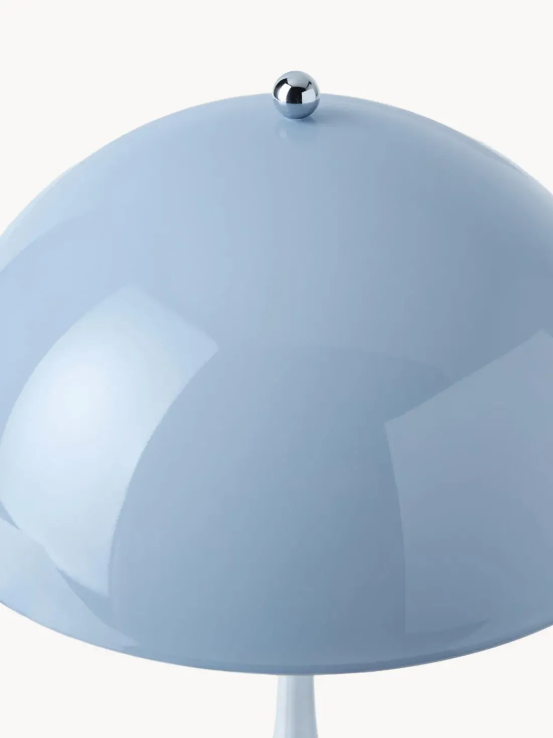 Lámpara de mesa LED Panthella de diseño Verner Panton, 44 cm