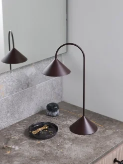 Lámpara de mesa LED para exterior regulable Grasp, pórtatil