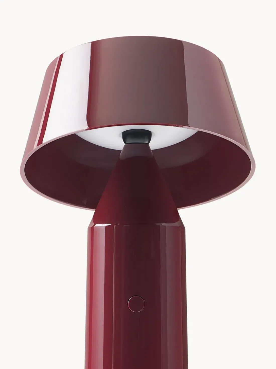 Lámpara de mesa LED regulable con pantalla ajustable Bicoca, pórtatil