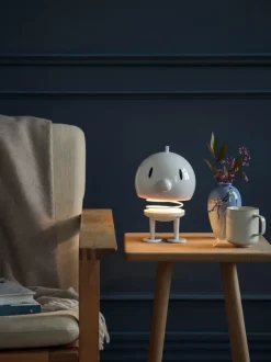 Lámpara de mesa LED regulable Choco, portátil