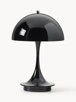 Lámpara de mesa LED regulable Panthella de diseño Verner Panton, 24 cm, portátil