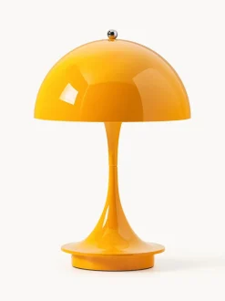 Lámpara de mesa LED regulable Panthella de diseño Verner Panton, 24 cm, portátil