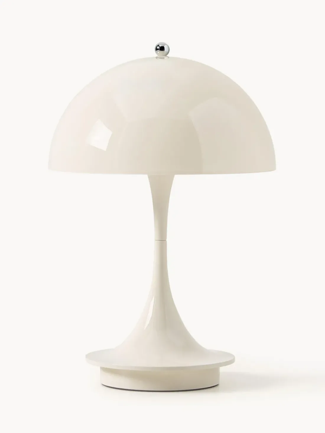 Lámpara de mesa LED regulable Panthella 160, diseño Verner Panton