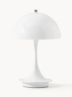 Lámpara de mesa LED regulable Panthella de diseño Verner Panton, 24 cm, portátil
