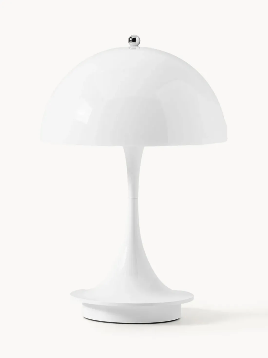 Lámpara de mesa LED regulable Panthella de diseño Verner Panton, 24 cm, portátil