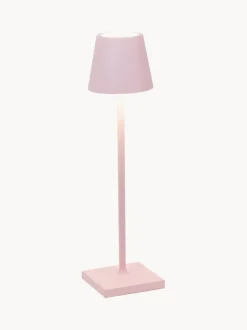 Lámpara de mesa LED regulable Poldina, portátil