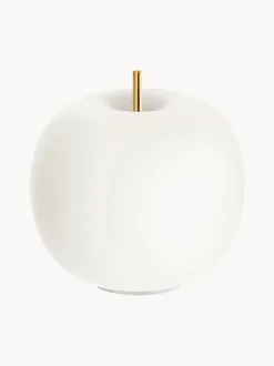 Lámpara de mesa LED soplada Kushi, portátil