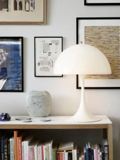 Lámpara de mesa Panthella de diseño Verner Panton, 55 cm