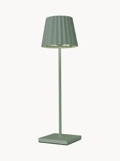 Lámpara de mesa para exterior LED regulable Trellia, portátil