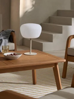 Lámpara de mesa para exterior regulable Tara