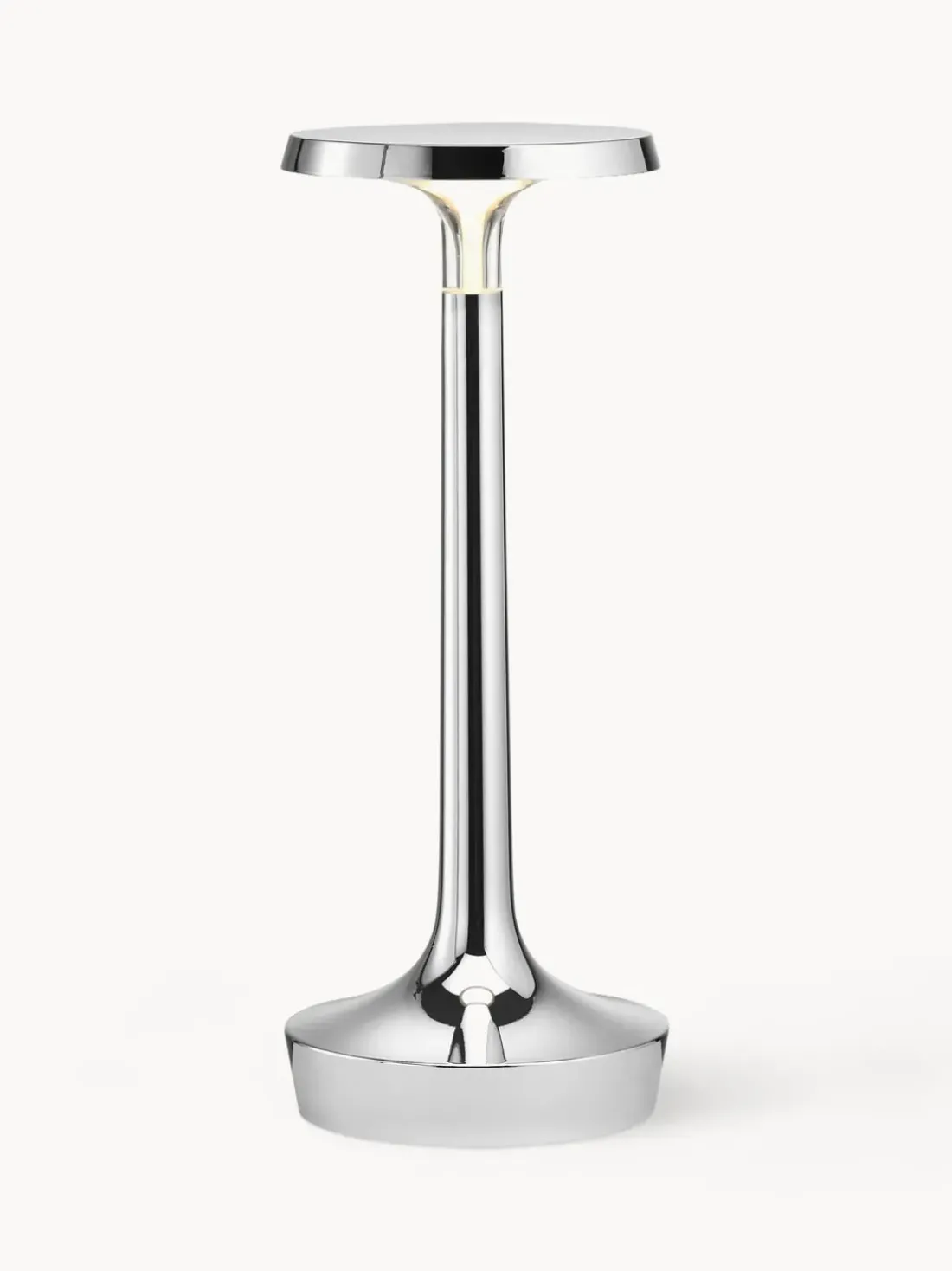 Lámpara de mesa pequeña LED regulable Bonjour, portátil