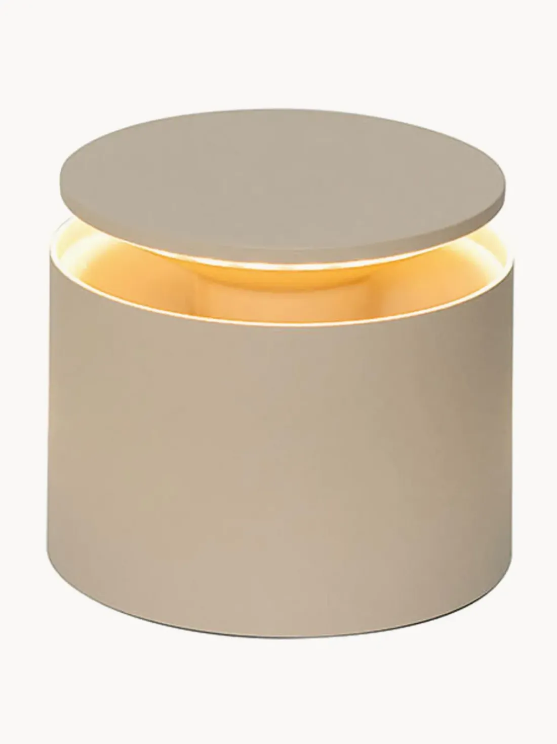 Lámpara de mesa pequeña LED regulable Push-up Pro, portátil