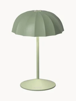 Lámpara de mesa pequeña para exterior LED regulable Ombrellino, portátil