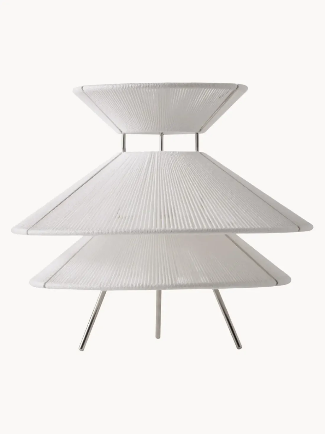Lámpara de mesa regulable de lino Kiku