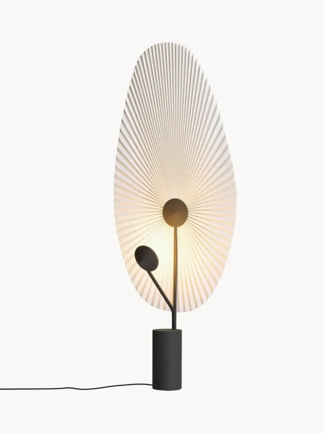 Lámpara de pie pequeña LED regulable Liris