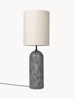 Lámpara de pie regulable con base de mármol Gravity, 130 cm