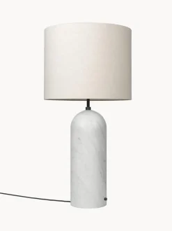Lámpara de pie regulable con base de mármol Gravity, 120 cm