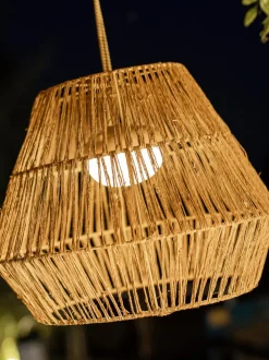 Lámpara de techo artesanal regulable LED Sisine