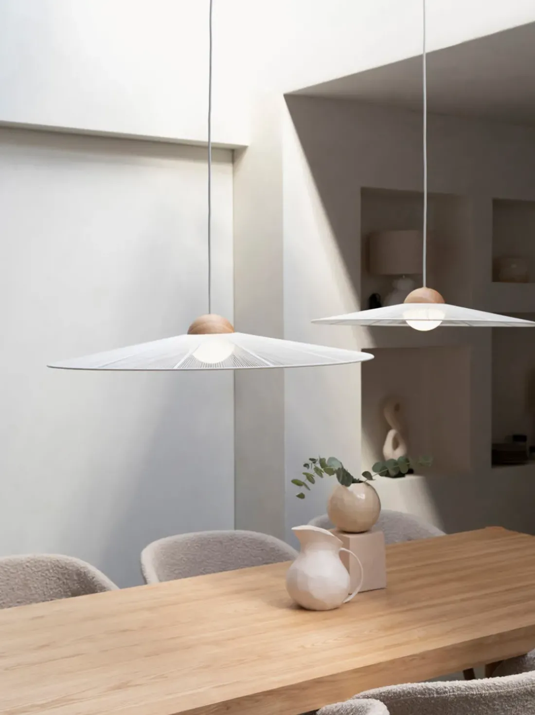 Lámpara de techo grande Belle, Ø 80 cm