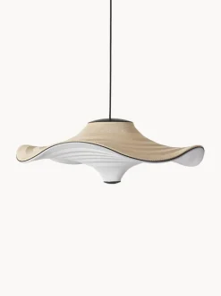 Lámpara de techo LED de fibras naturales Flying