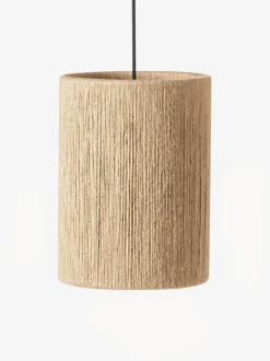 Lámpara de techo pequeña de yute RO, Ø 23 cm