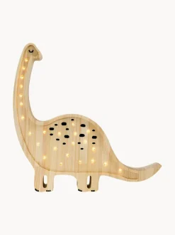 Lámpara infantil LED artesanal regulable Diplodocus, con función de temporizador