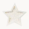 Lámpara infantil LED artesanal regulable Star, con función de temporizador