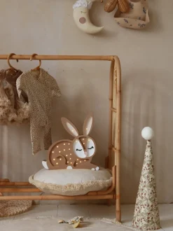 Lámpara infantil LED artesanal regulable Bunny, con función de temporizador y control a mando