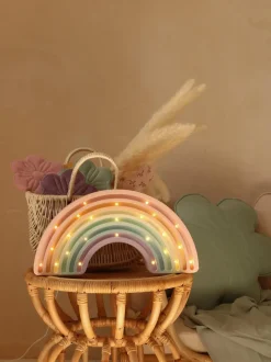 Lámpara infantil LED artesanal regulable Rainbow, con función de temporizador
