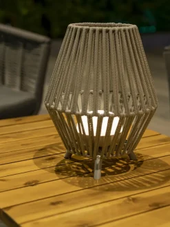 Lámpara para exterior LED regulable Conta, portátil