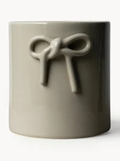 Macetero de cerámica Bow, 14 cm