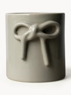 Macetero de cerámica Bow, 11 cm