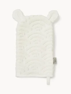 Manopla de baño infantil de algodón Wave