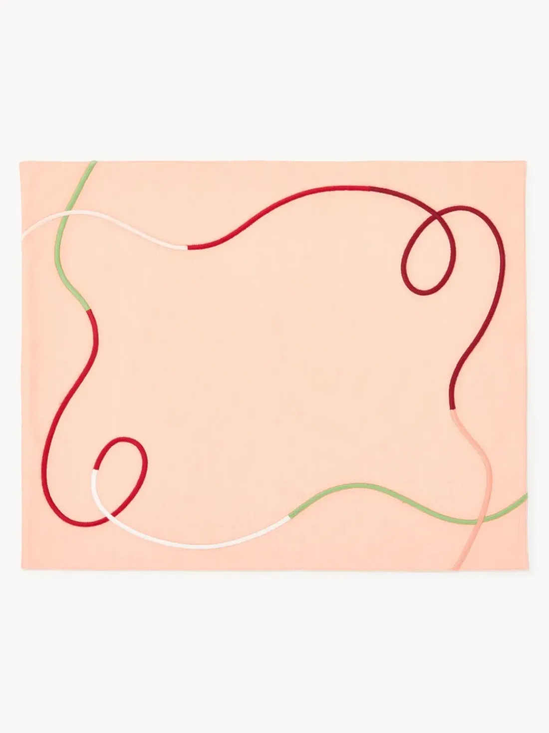 Manteles individuales con bordado abstracto Sue, 2 uds.