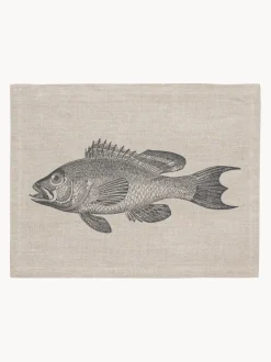 Mantel individual de lino artesanal Barsch