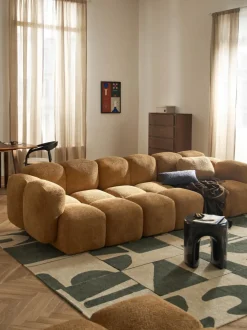 Módulo central de borreguillo bouclé Tayla