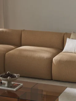 Módulo central en tejido bouclé Sofia