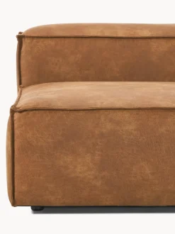 Módulo central sofá de cuero reciclado Lennon