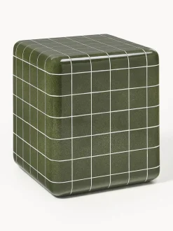 Mesa auxiliar de interior/exterior en look azulejo Doug