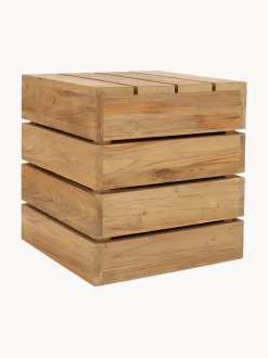 Mesa auxiliar de jardín de madera de teca Move
