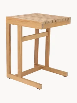 Mesa auxiliar de jardín de madera de teca Cero, 55 cm