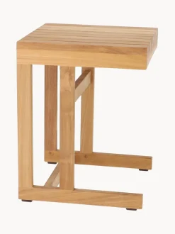 Mesa auxiliar de jardín de madera de teca Cero, 45 cm
