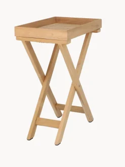 Mesa auxiliar de jardín plegable de madera de teca Chio