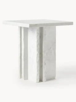 Mesa auxiliar en look mármol Selene