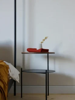 Mesa auxiliar redonda de madera Tu