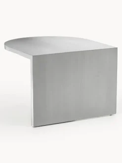 Mesa baja ovalada de metal Leander